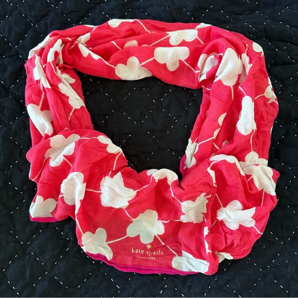 kate spade Accessories - KATE SPADE | Cashmere Blend Infinity Scarf - Festive Flower